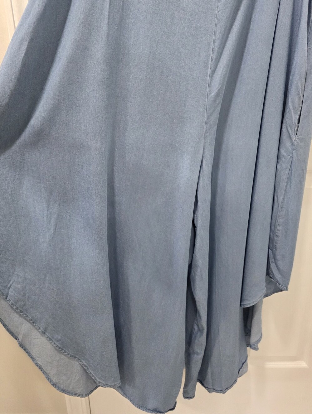 CATO Plus Size Chambray Genie Jumpsuit 26/28W 4X - Picture 10 of 15